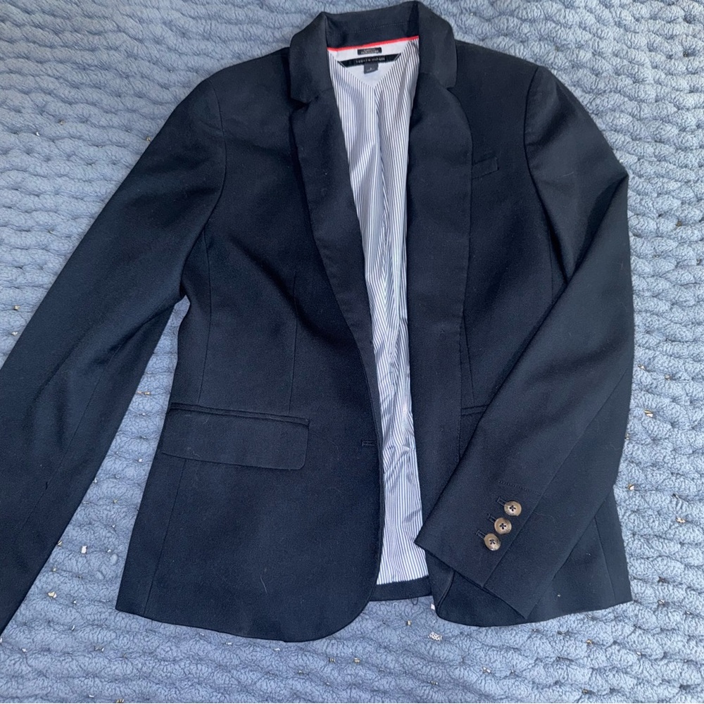 Tommy Hilfiger Navy Blazer with Button Details
